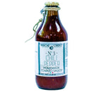 Bottle of Perche Credo No. 3 Chili Pepper Homemade Tomato Sauce on a white background
