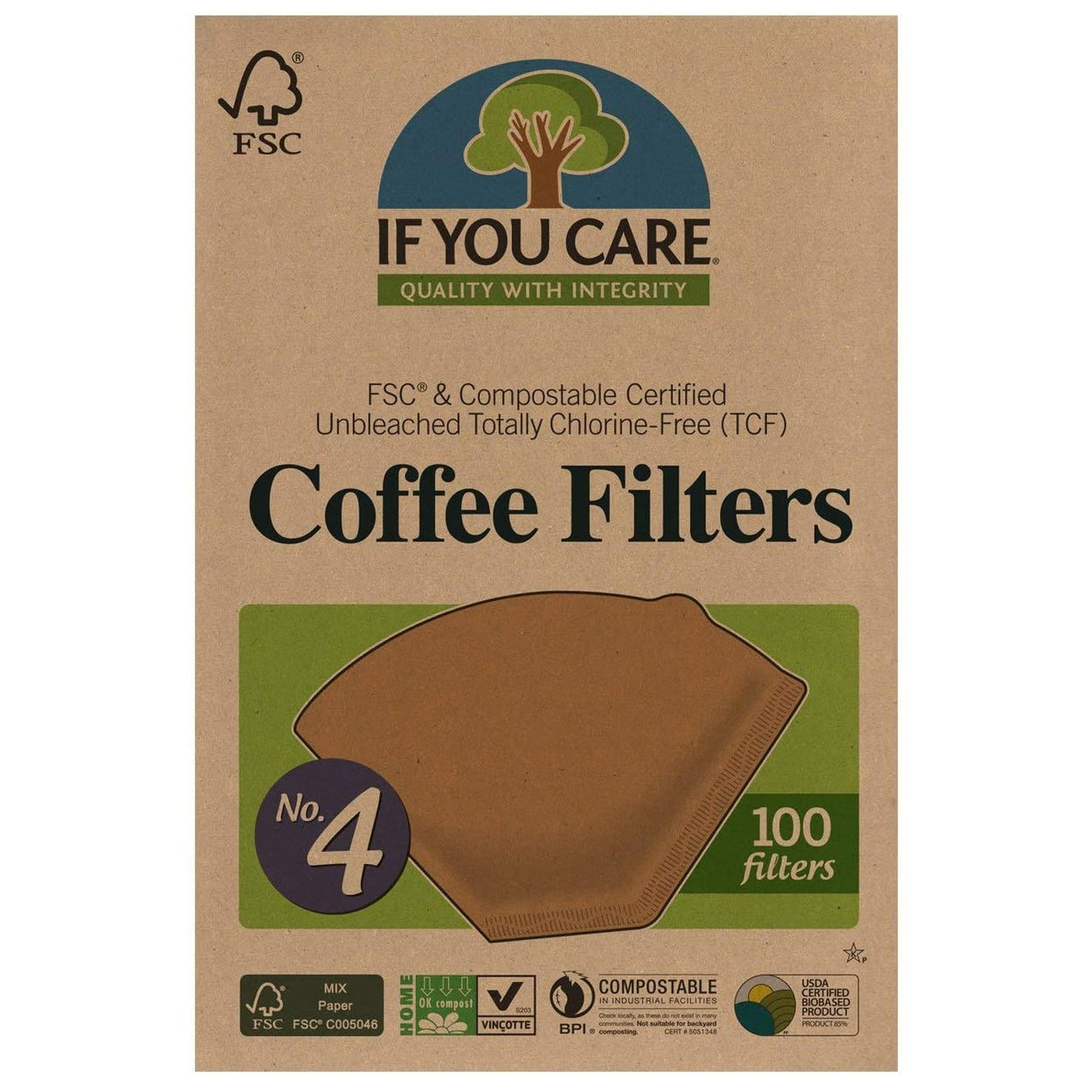Unbleached Coffee Filters | If You Care