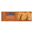Delallo Italian Hazelnut cookies packaging on a white background