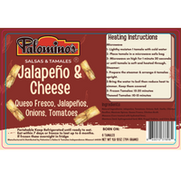 Jalapeño & Cheese Tamales (Rajas) | Palomino's Salsa and Tamales