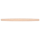 Wooden rolling pin on a white background