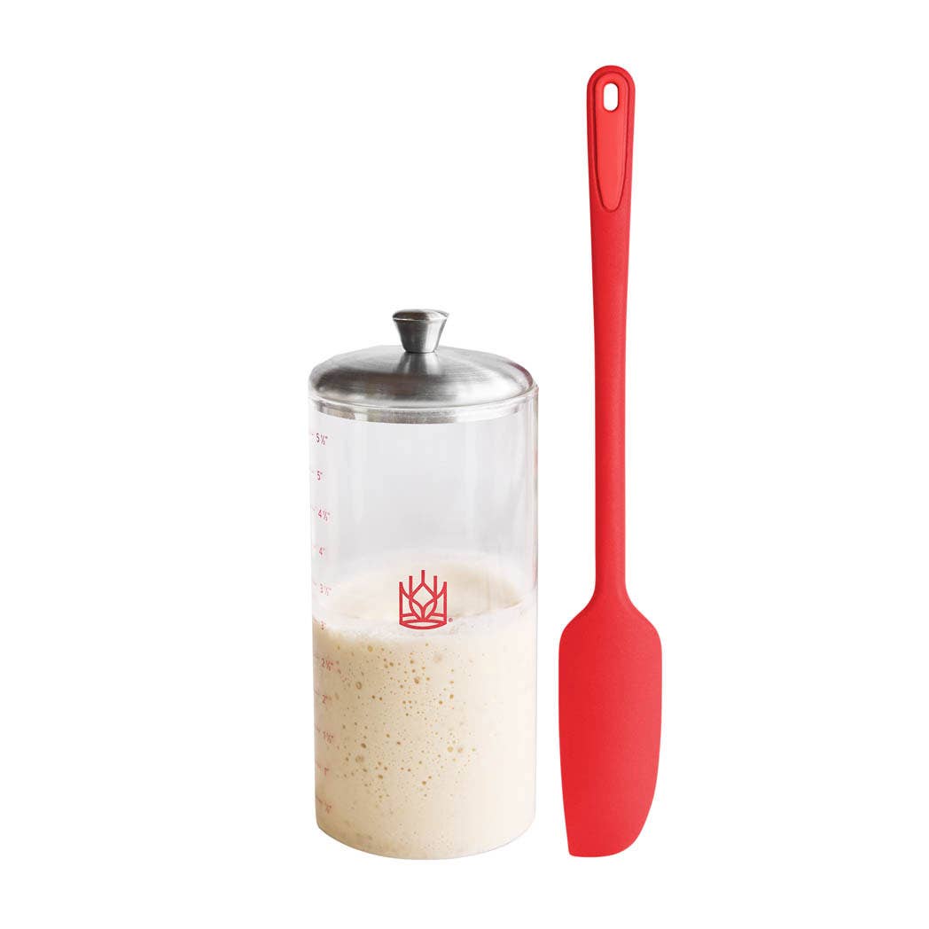 Petite Sourdough Glass Crock | King Arthur Baking Company
