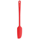 Red spatula on a white background