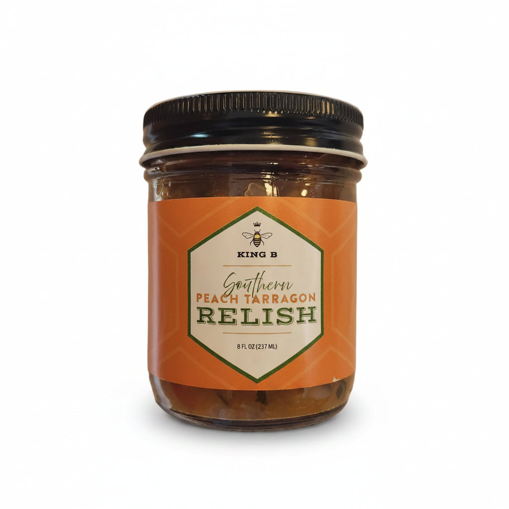 Southern Peach Tarragon Relish - 16oz | King Bee