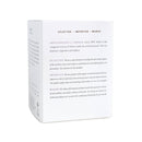 White box with text on a white background