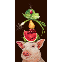 Lulu and Her Lunch Greeting Card | Hester & Cook