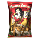 Mama Zuma's Revenge potato chip bag with graphic design on a white background