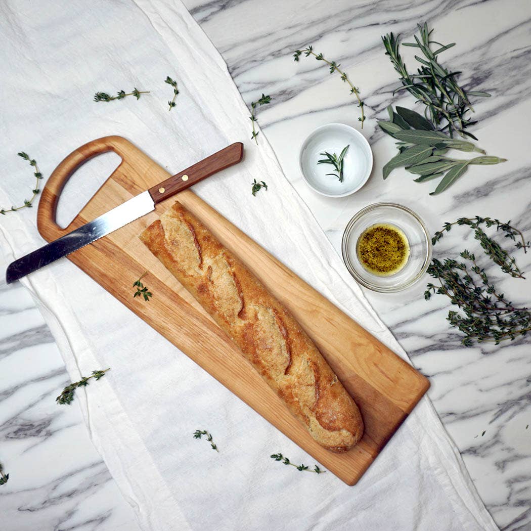 Maple Serving Board with Oval Handle | JK Adams