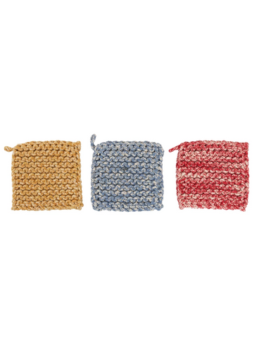 Crochet Pot Holder Multi Color