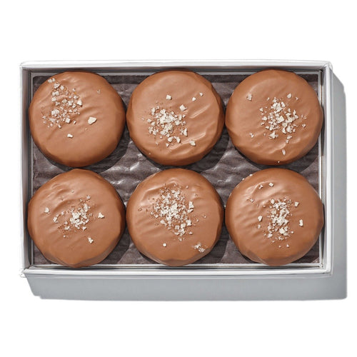 6 Piece Milk Pecan Caramel Box | Christopher Elbow