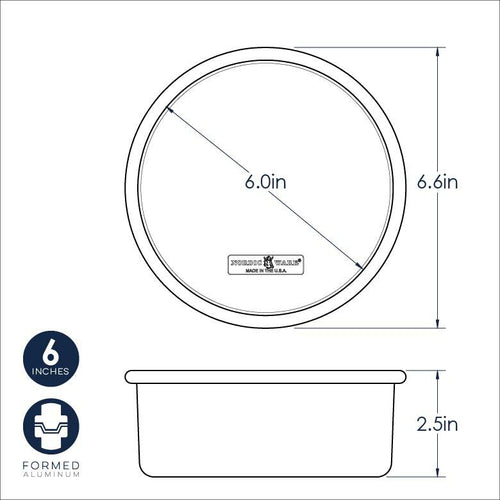 Naturals 6" Round Layer Cake Pan | Nordic Ware