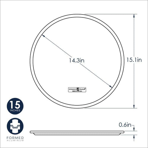 Naturals Traditional Pizza Pan - 14" | Nordic Ware