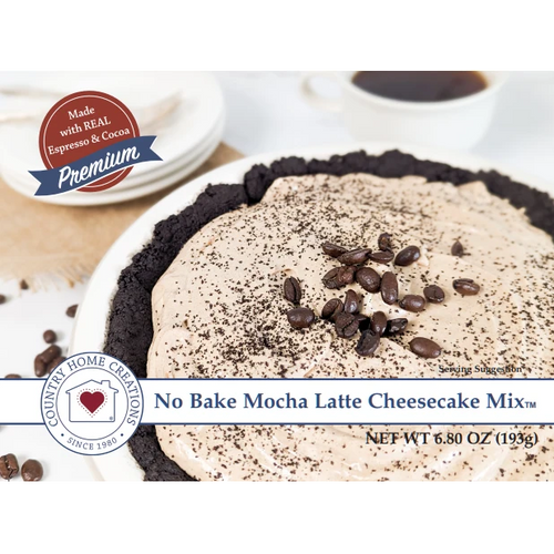No Bake Mocha Latte Cheesecake Mix | Country Home Creations