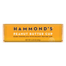 Hammond's Peanut Butter Cup chocolate bar packaging on a white background