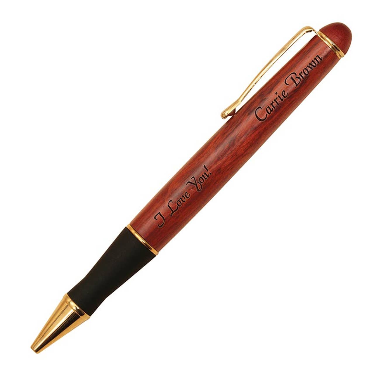 Pen with Grip - Wood