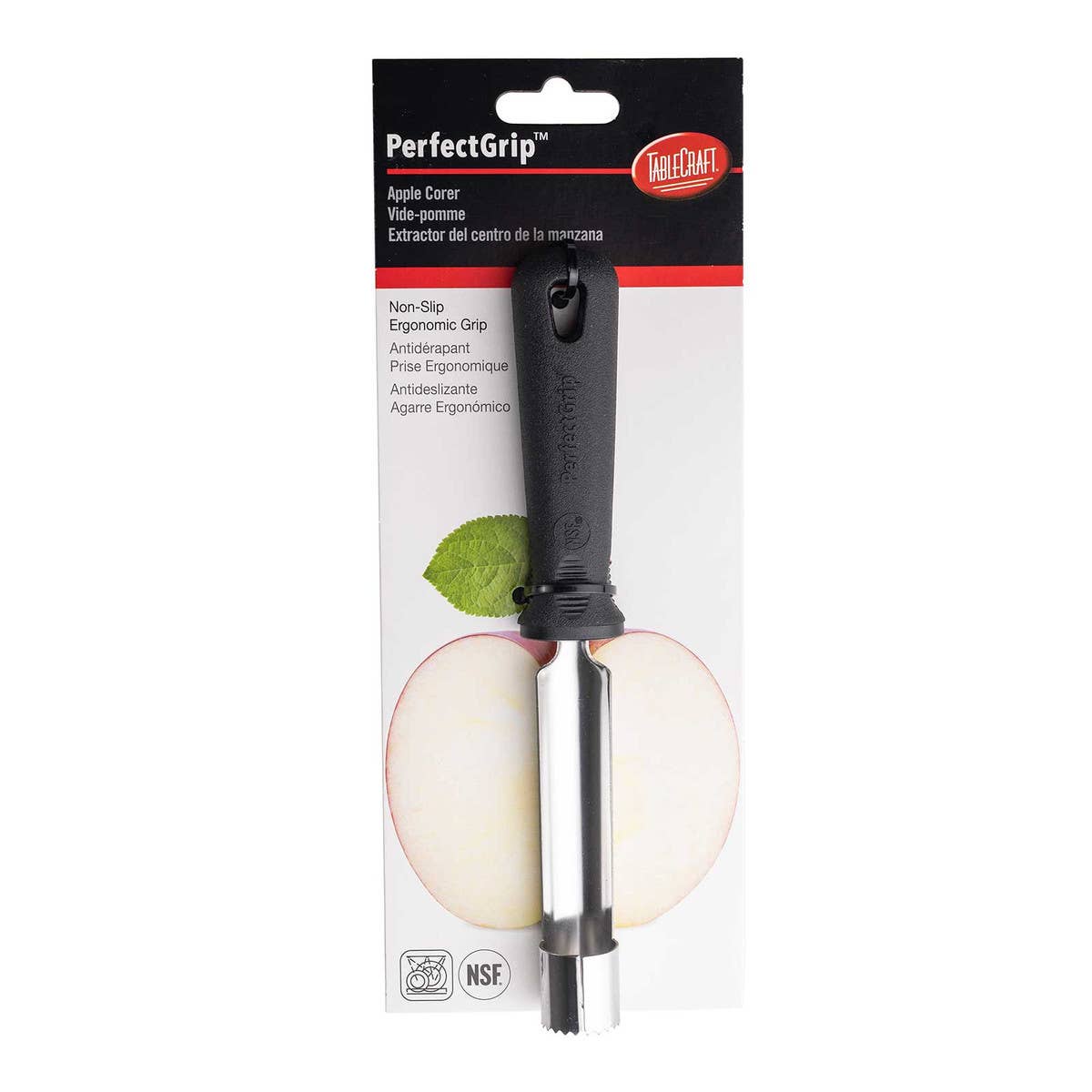 PerfectGrip apple corer tool in packaging with a white background