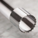 Close-up of a apple corer with a blurred background
