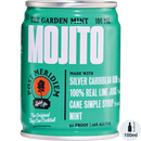 Green can of Post Meridian Mojito cocktail with text on a white background