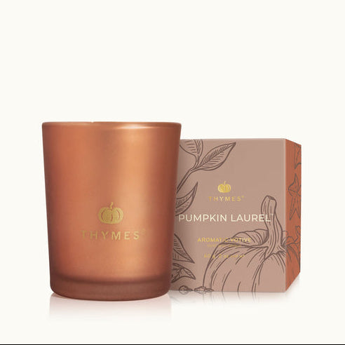 Pumpkin Laurel Aromatic Candle - 2oz | Thymes
