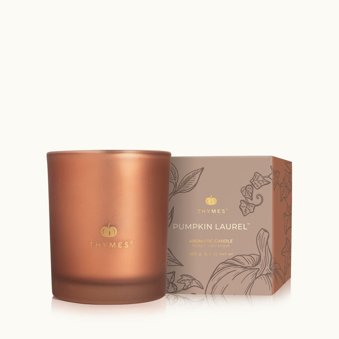 Pumpkin Laurel Aromatic Candle - 6.5oz | Thymes