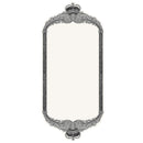 Decorative frame shaped table card with intricate design on a white background