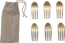 Stainless Steel Cheese Markers/Gold/Set 6