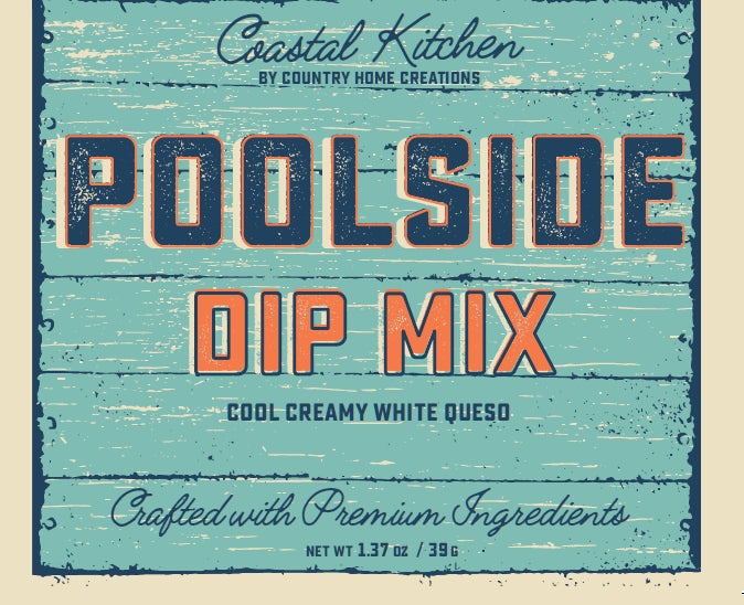 Country Home Creations Coastal Kitchen Poolside Dip Mix
