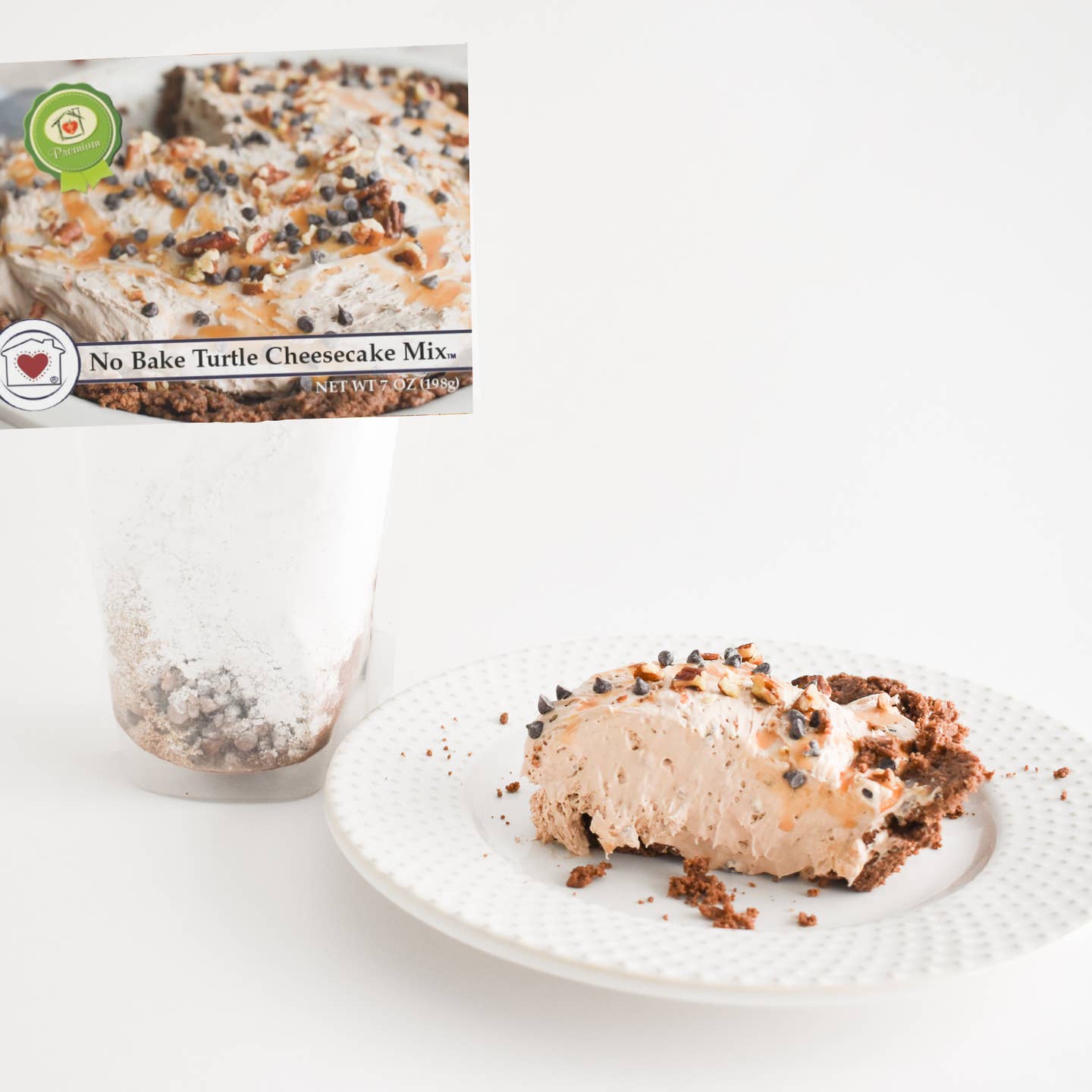 Country Home Creations No Bake Turtle Cheesecake