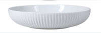 Textured Porcelain Dinner Bowls 48 oz