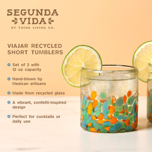 Viajar Short Recycled Tumbler Set of 2