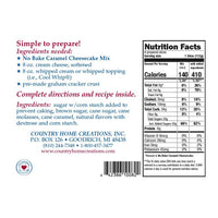 Country Home Creations No Bake Caramel Cheesecake