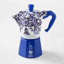 Bialetti Moka Dolce & Gabbana Blue Mediterraneo 6-Cup Espresso Maker