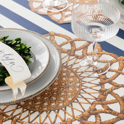 Die-cut Rattan Weave Placemat | Hester & Cook