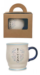 Handpainted Stoneware Mug