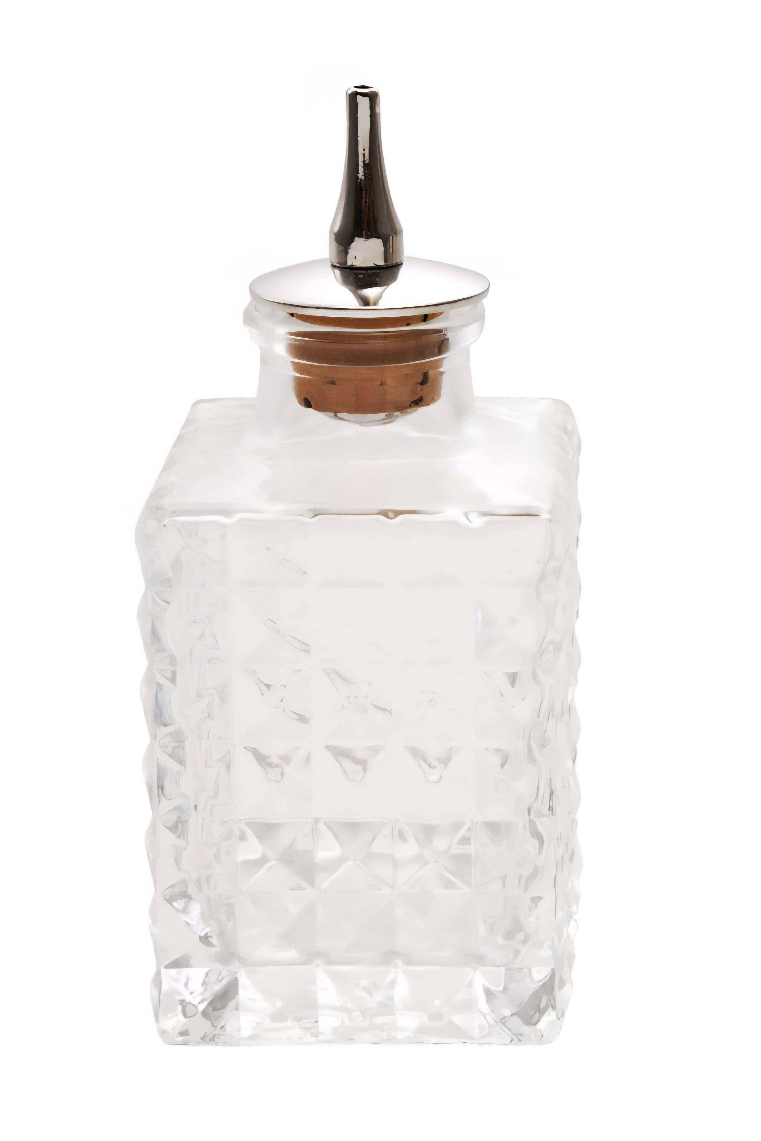 2 oz. Pressed Glass Bitters Bottle with Spout, 2 Styles