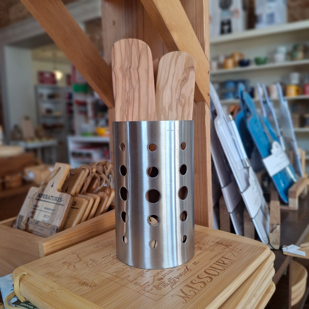 Stainless Steel Utensil Caddy