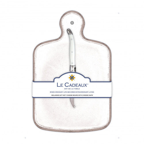 Rustica Antique White Cheeseboard Gift Set | Le Cadeaux