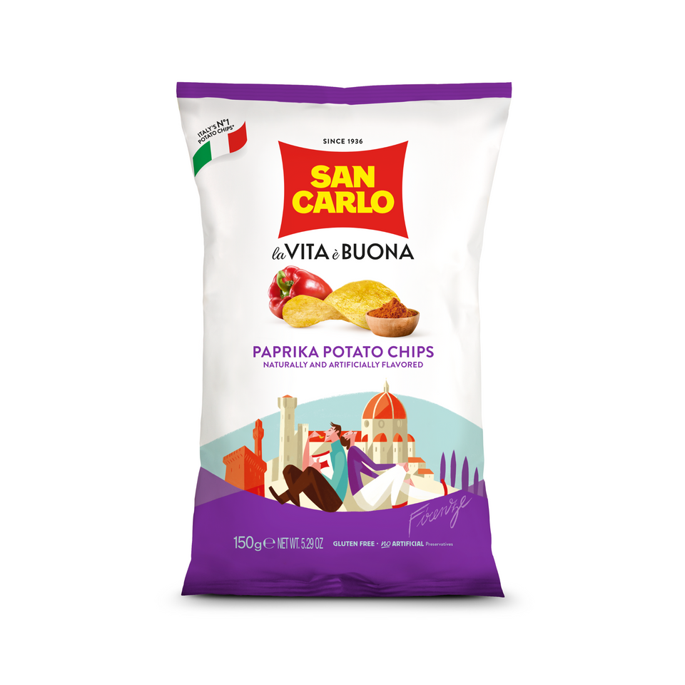 Zia Pia Paprika Chips 150g