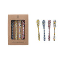 Enameled Stainless Canape Knife Set