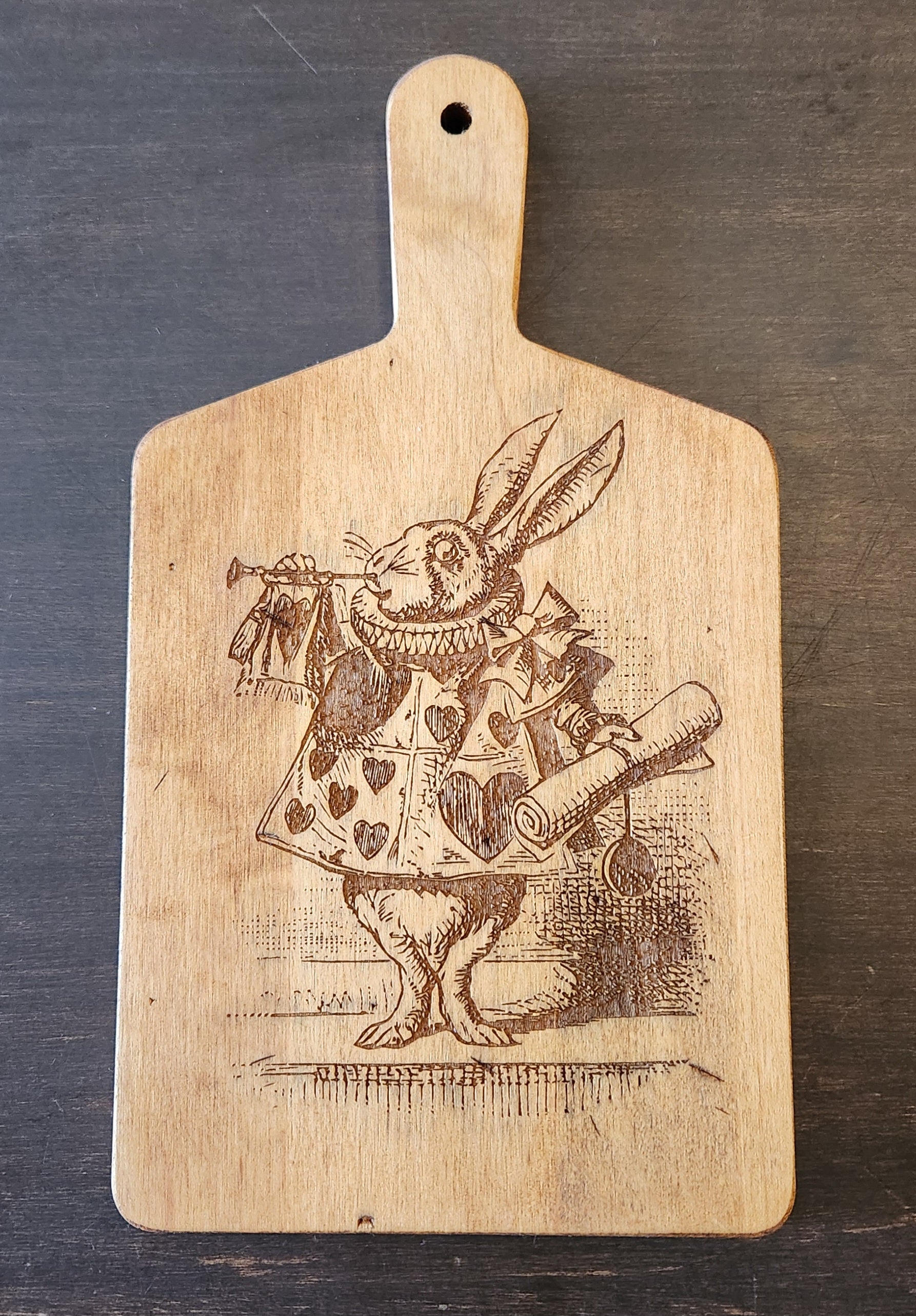 Storybook White Rabbit Artisan Board