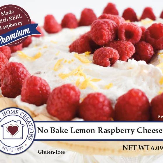 Country Home Creations No Bake Lemon Raspberry Cheesecake