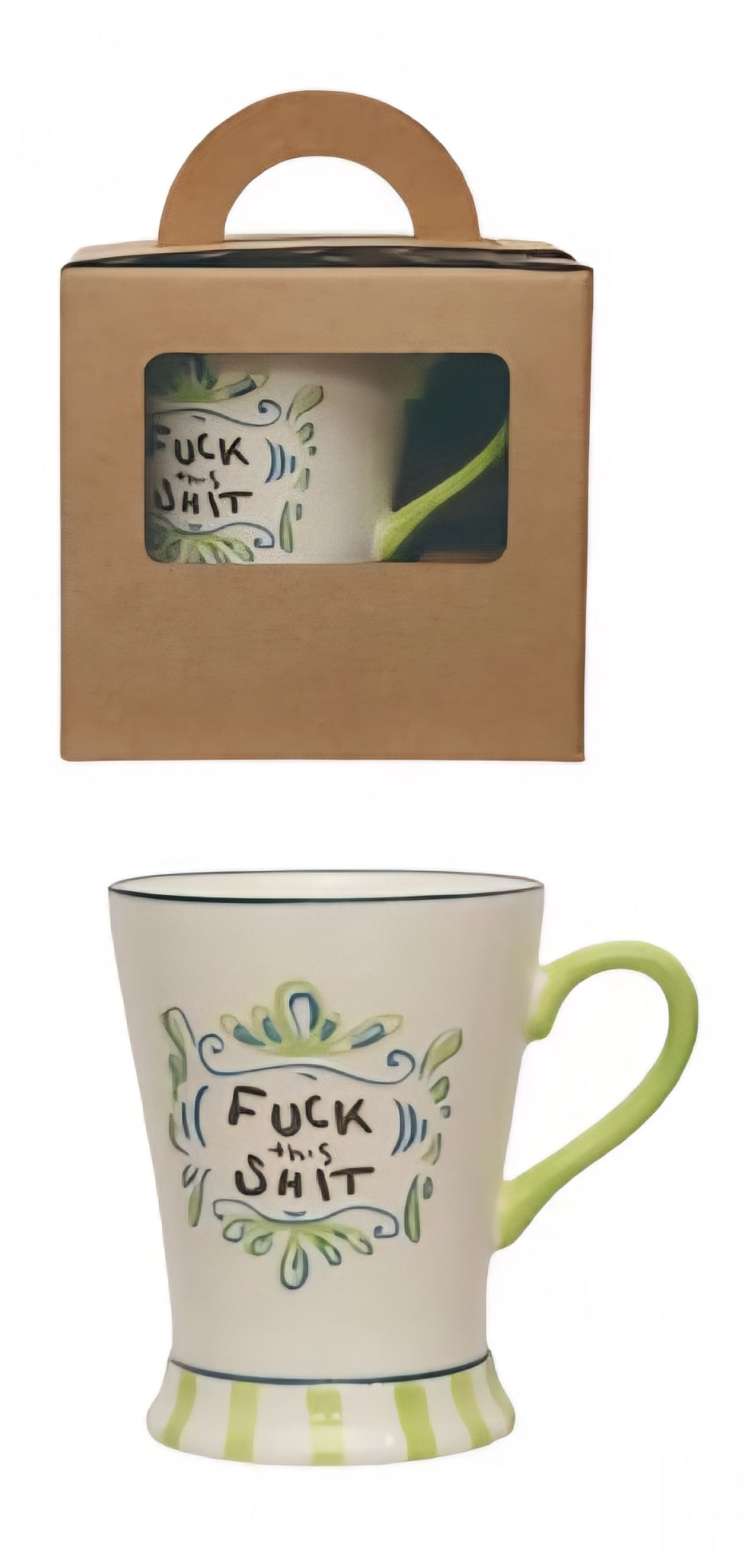 Handpainted Stoneware Mug