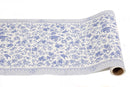 Hester & Cook Blue Regal Peacock Table Runner