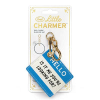 Hello Little Charmer Bag Charm, Airtag & Quarter Holder