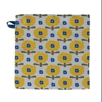 Square Printed Recycled Dish Cloth - Assorted 10 1/2"