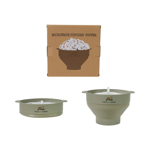 Silicone Microwave Popcorn Popper | Finch + Fennel