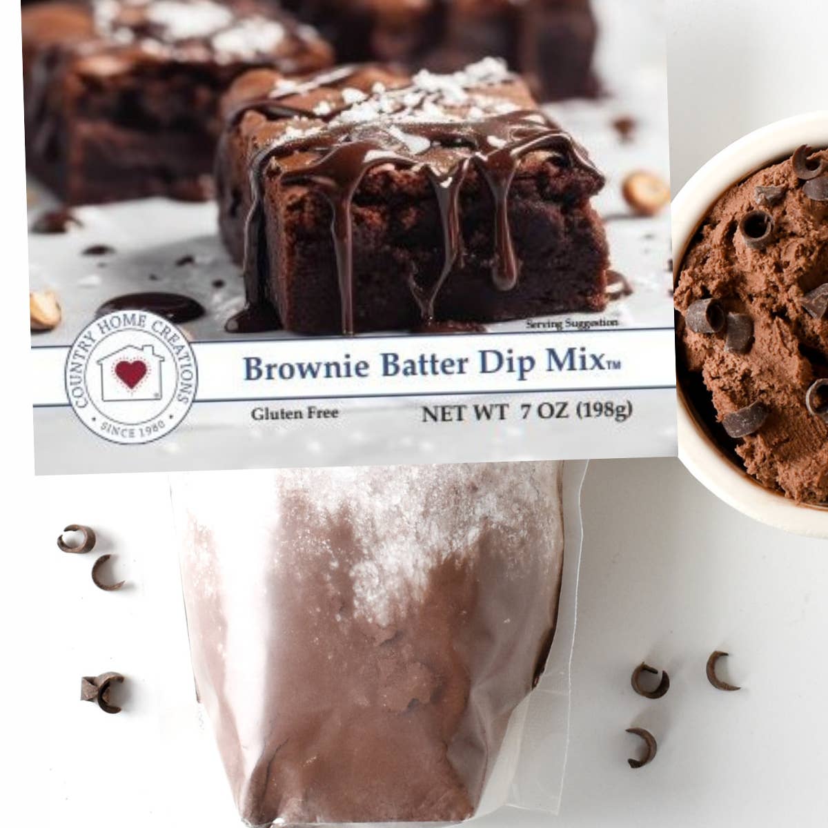 Brownie Batter Dip Mix | Country Home Creations
