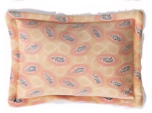 Mesh & Cotton Terry Printed Scrubby