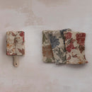 Cotton Chambray Tea Towels & Mango Wood Board, Set of 4