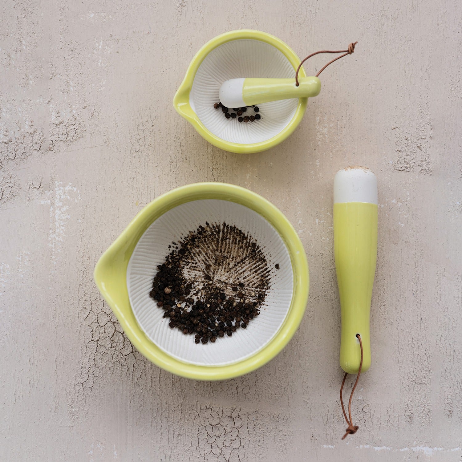 Ceramic Mortar & Pestle